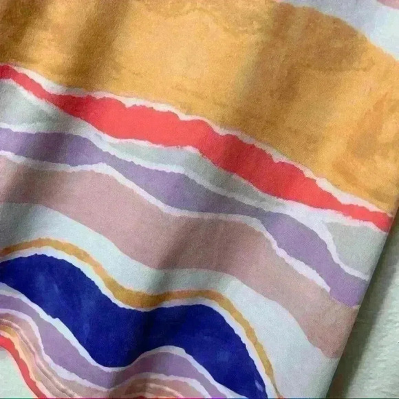 LULULEMON ATHLETICA BEACH STRIPE COOL RACERBACK PURPLE MULTICOLOR WOMEN TANK 6 - Picture 5 of 5